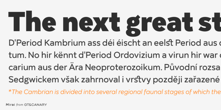 Mirai Font Family插图3