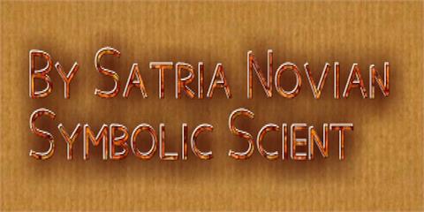 Symbolic Scient font素材之家精选英文字体