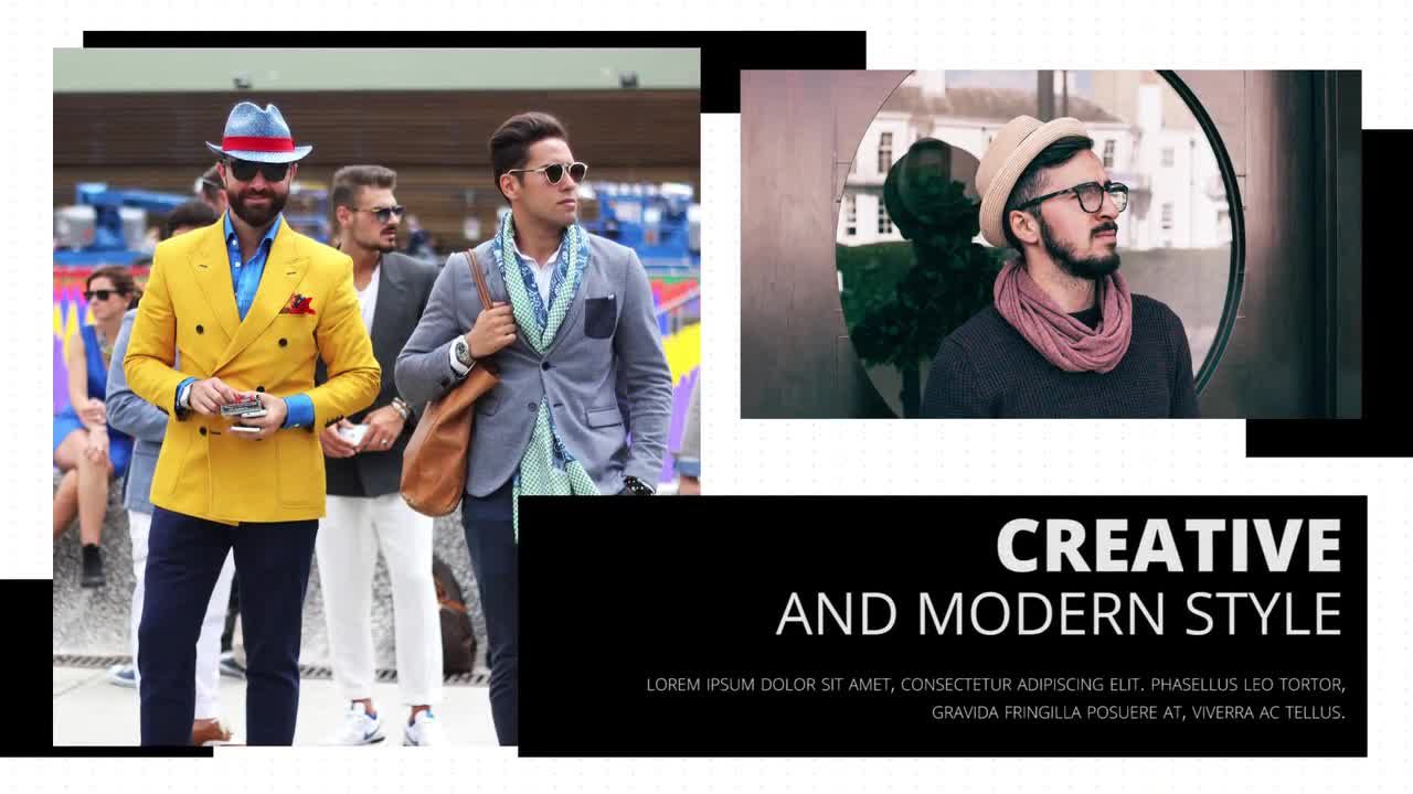 极简现代宣传幻灯片动画素材库精选pr模板