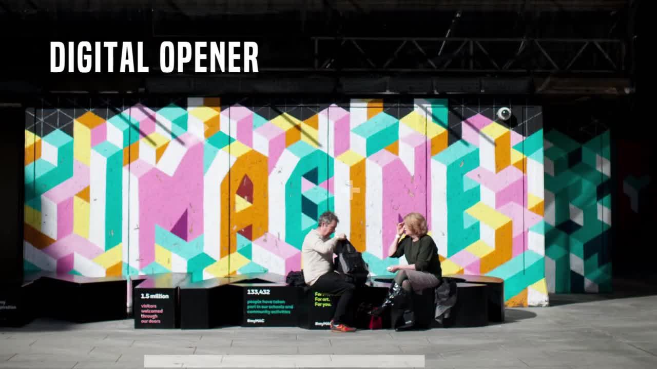 新时尚现代信号损坏动画素材库推荐PR模板