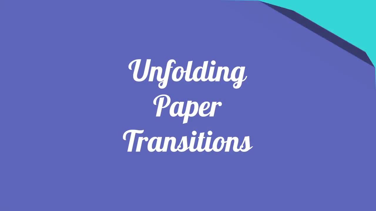 48个展开纸张过渡效果广告照片展示素材库精选AE模板