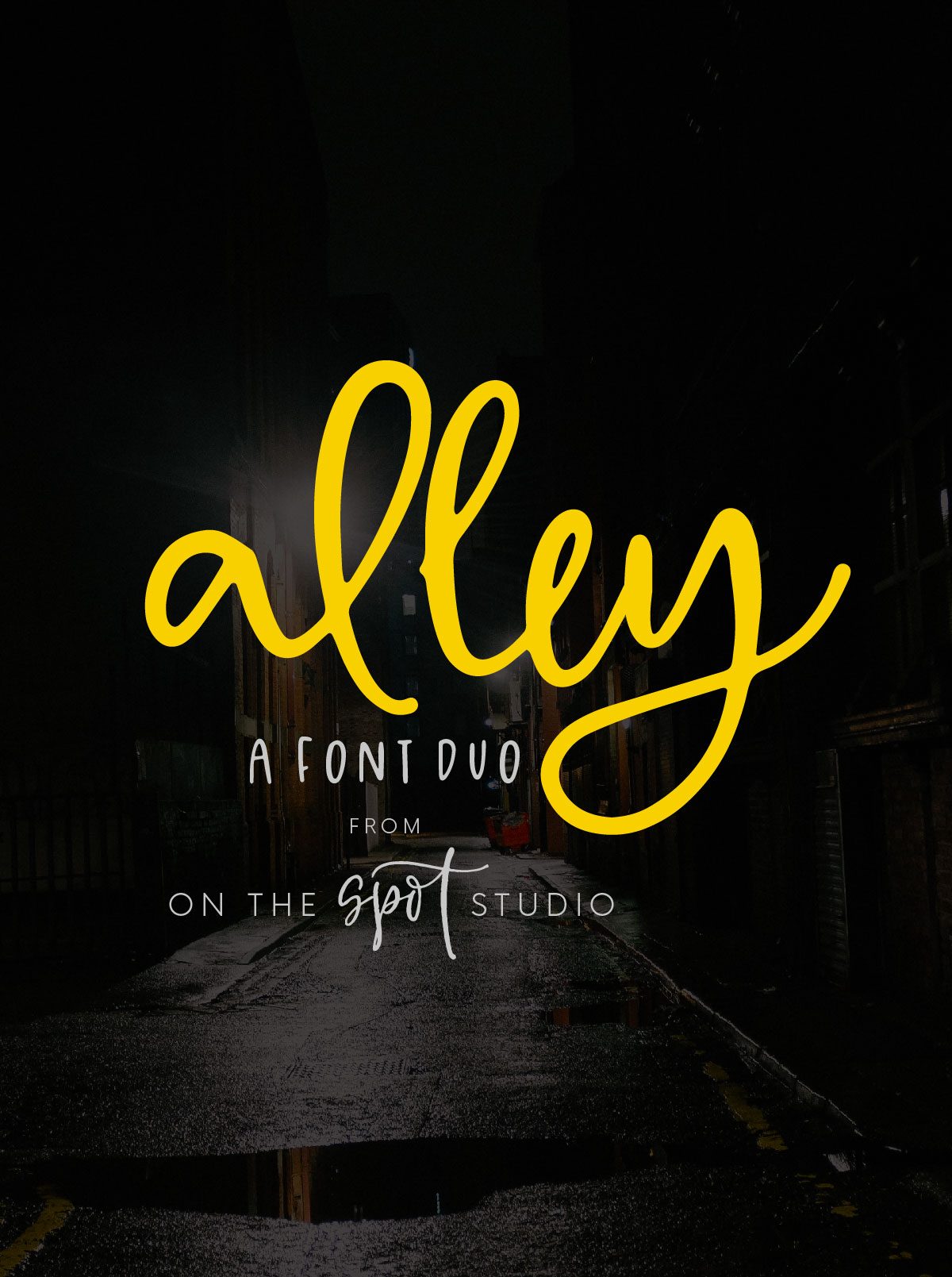 Alley Font Duo素材之家精选英文字体