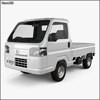 2012款本田Acty（Vamos）皮卡素材之家精选3D模型