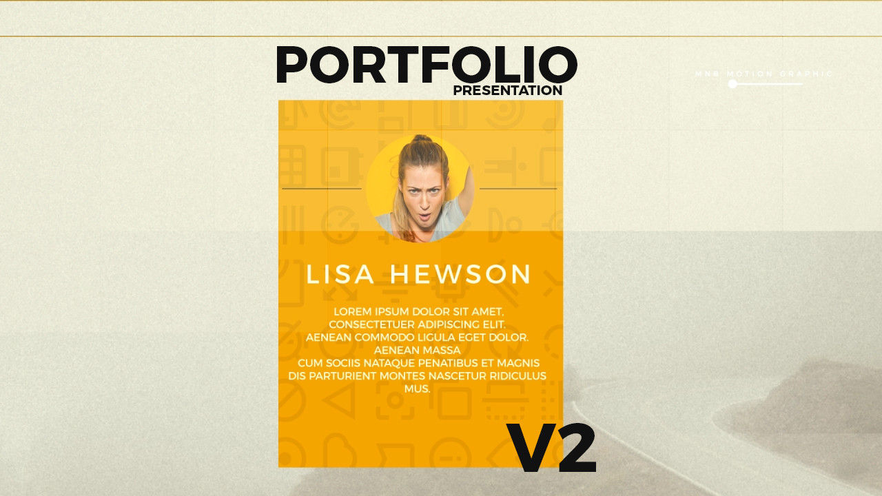 创意投资组合列报素材库精选AE模板