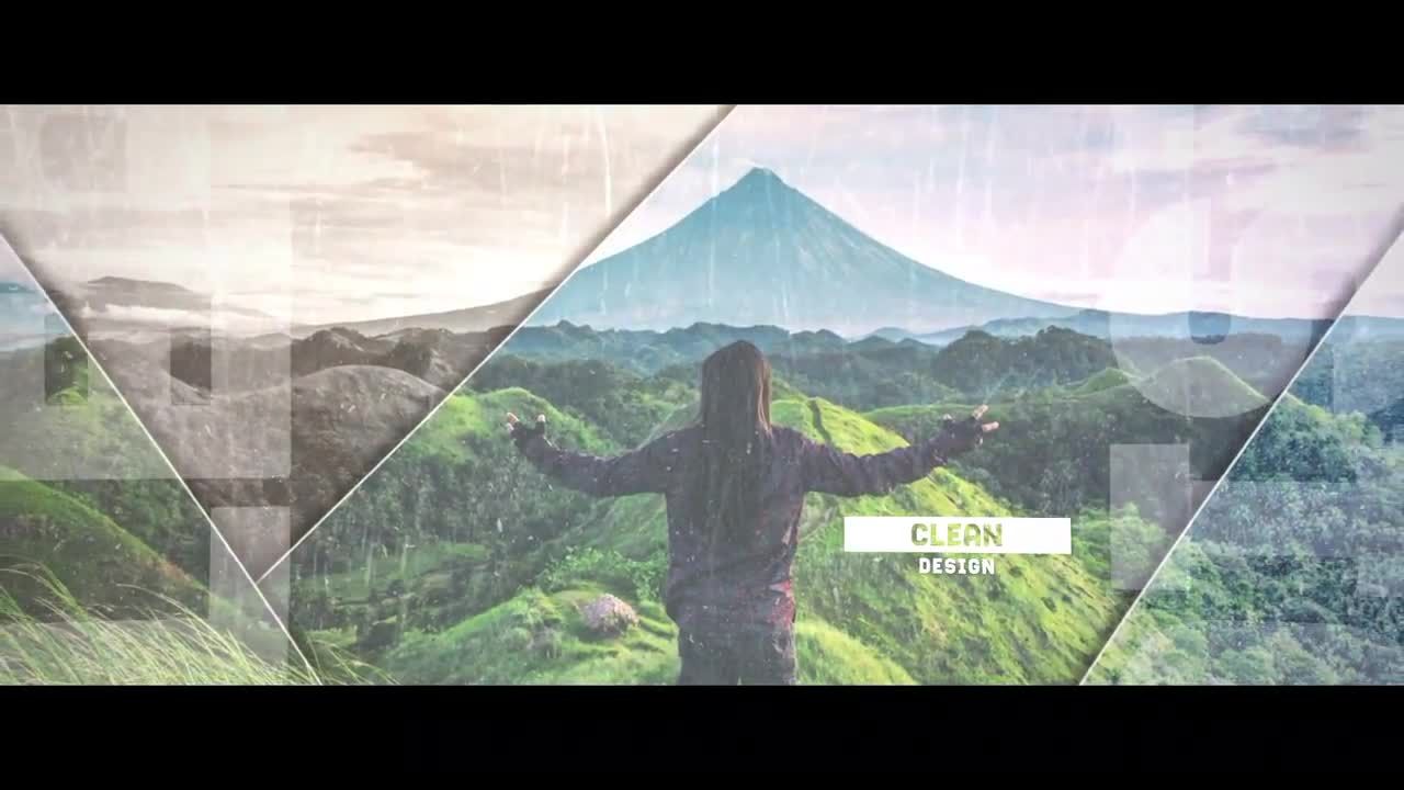 时尚动态复古风格图文展示幻灯片素材库精选AE模板