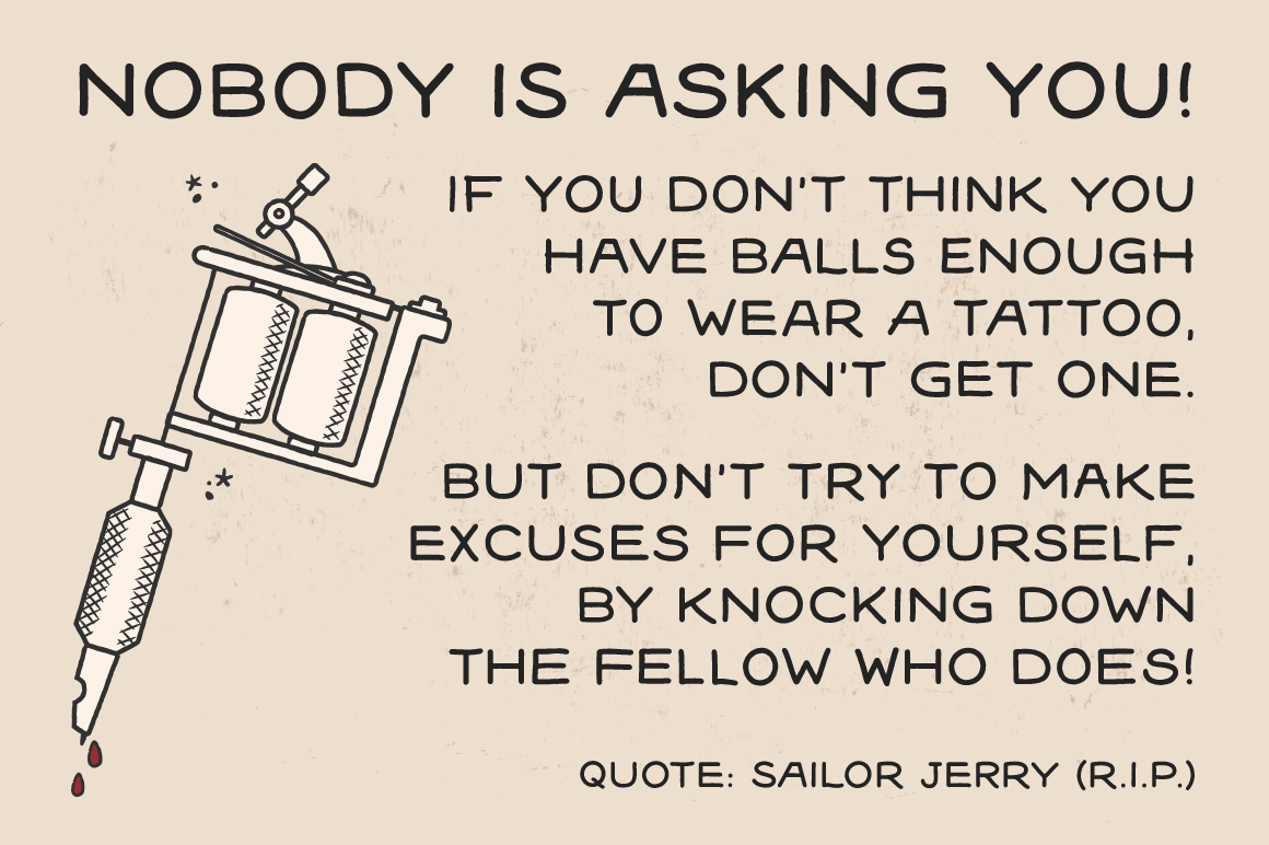 Sailors Diary Sans Tattoo Style Font插图2