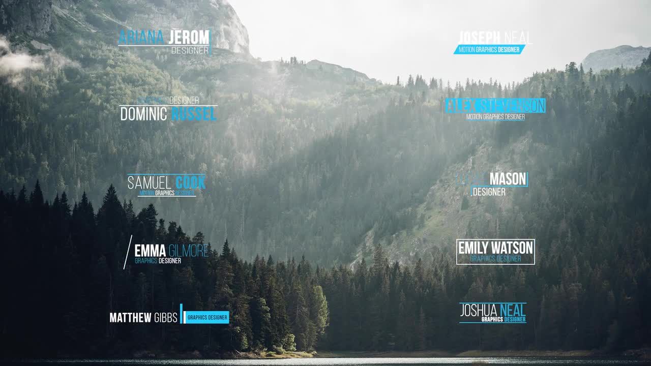 动态创新的下三分之一文本字幕条素材库推荐PR模板