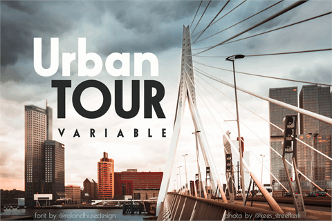 Urban TOUR variable font素材之家精选英文字体