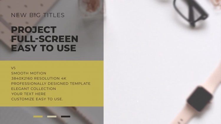 9个动画精美的全屏标题动画ae模板