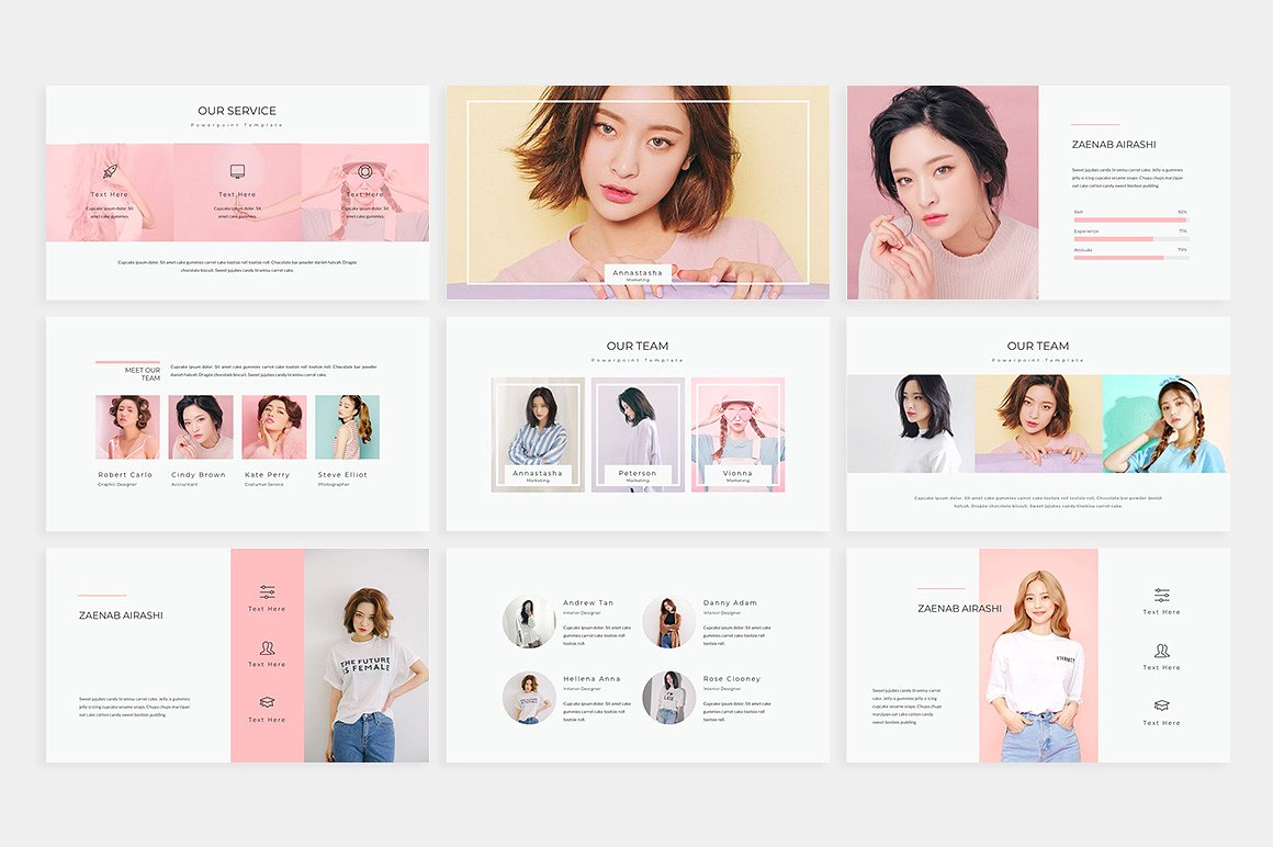 专业极简的PPT模板下载 AICHI Powerpoint Template [pptx]插图(3)