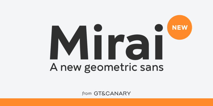 Mirai Font Family素材之家精选英文字体