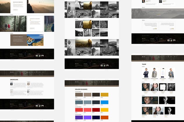 多用途创意产品展示/博客/在线商店网站模板素材库精选 Astero — Multipurpose Portfolio | Blog | Store PSD插图(7)