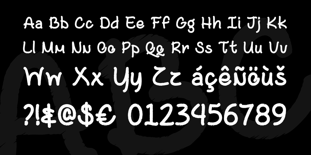 Black and Bitter Coffee Font插图4