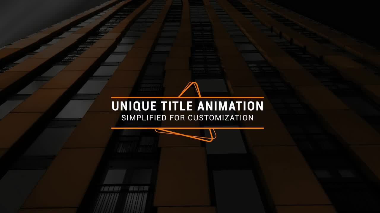 15个干净现代独特的标题动画素材库精选AE模板
