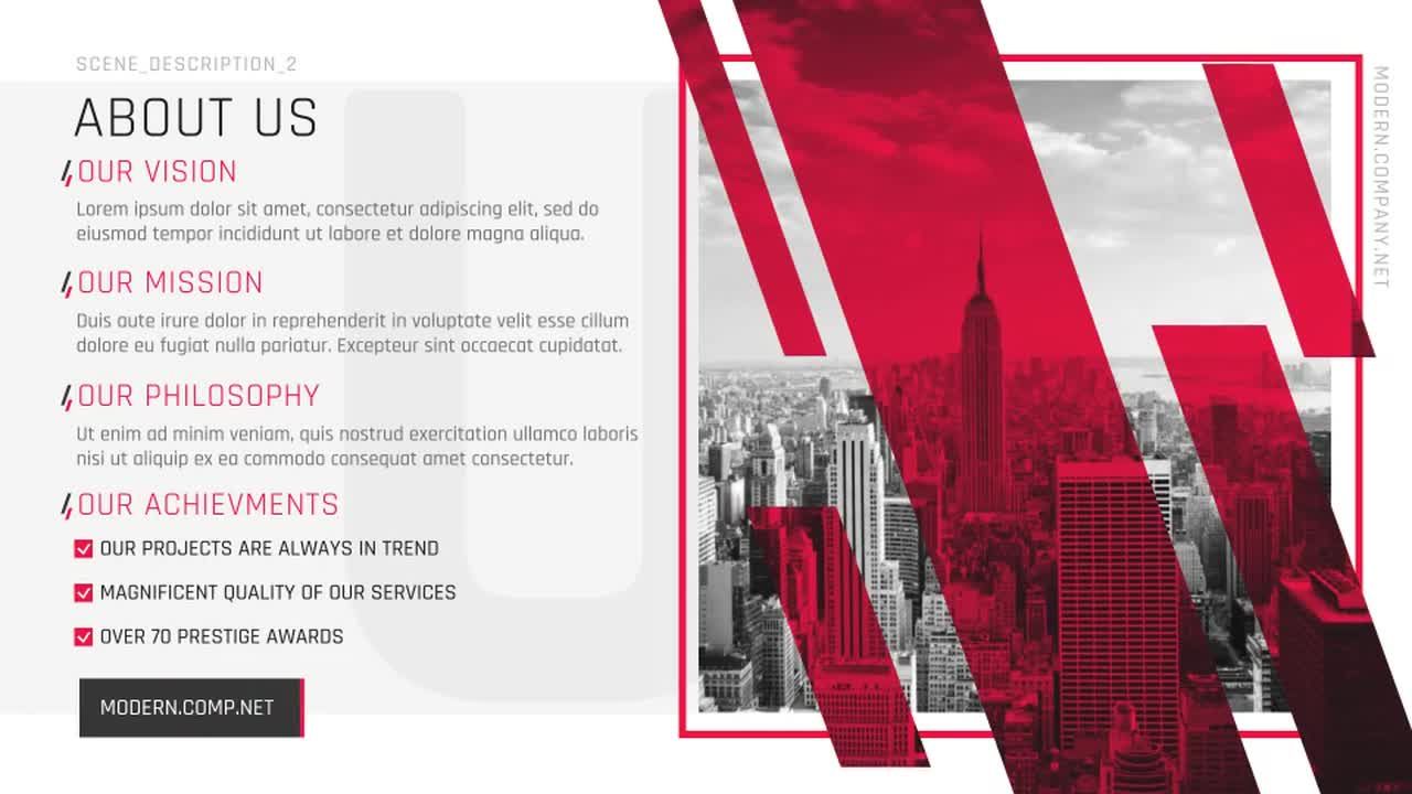 现代社交媒体标题动画素材库精选AE模板