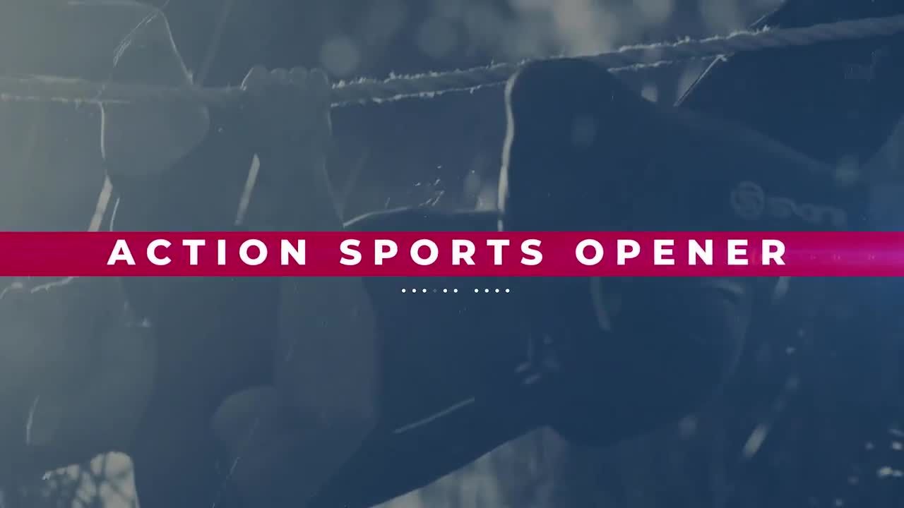 体育运动动态开场视频素材库推荐PR模板