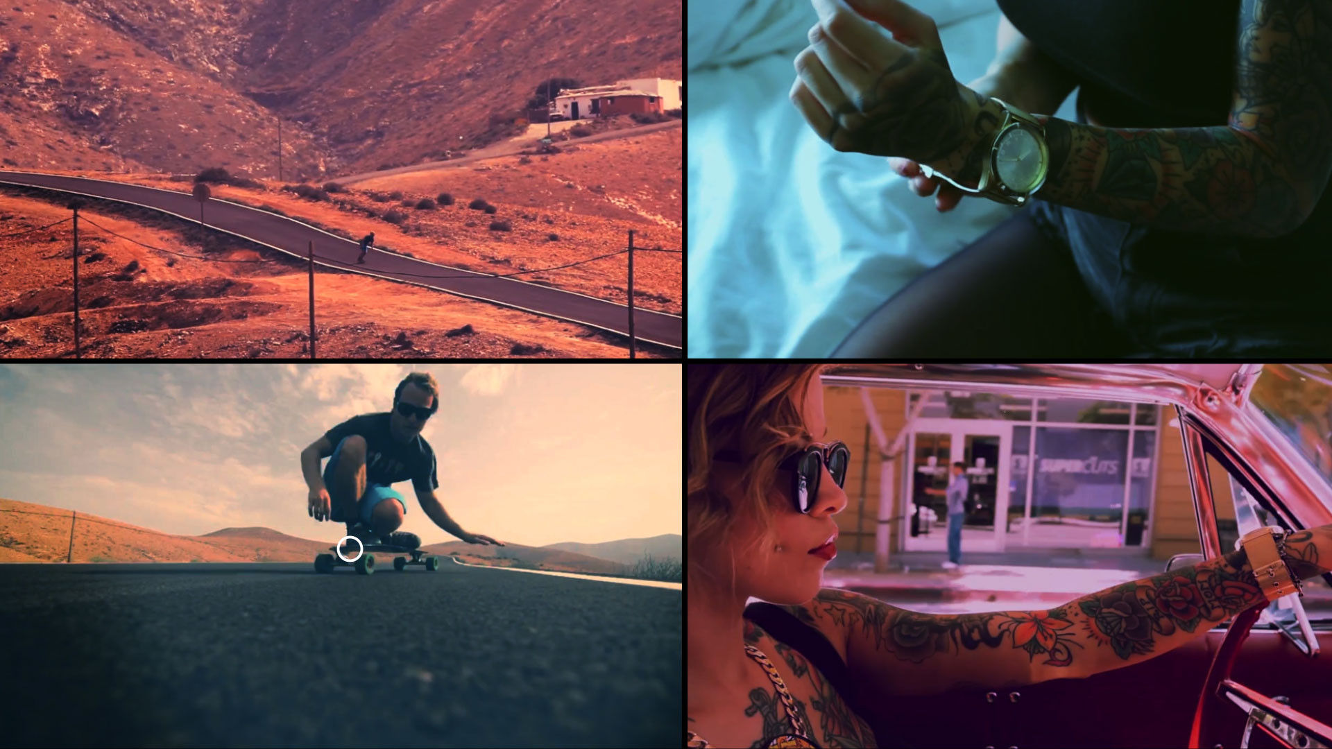 多帧图片视频幻灯片效果Pr模板