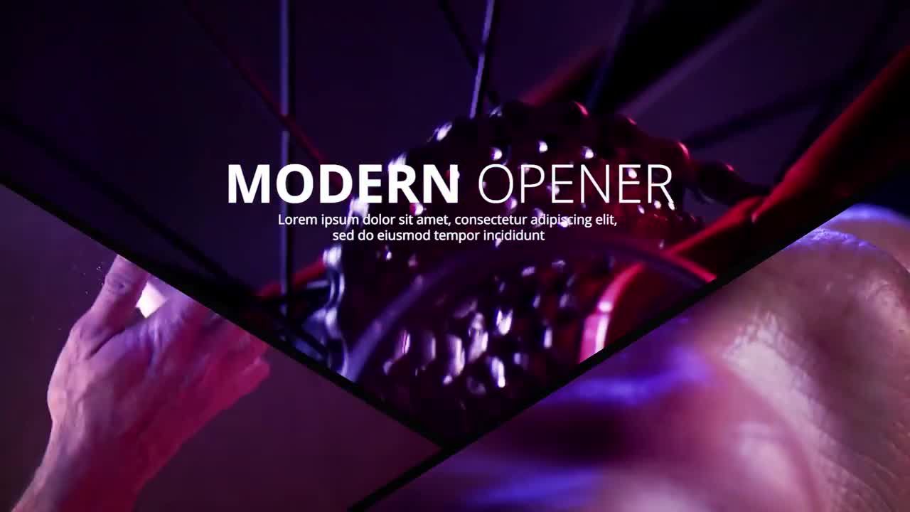 PR清新时尚动态幻灯片动画模板