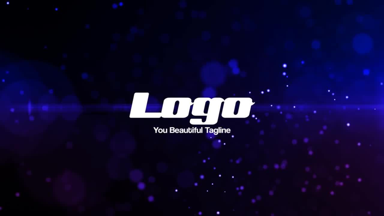 抽象笔画徽标显示素材库精选AE模板