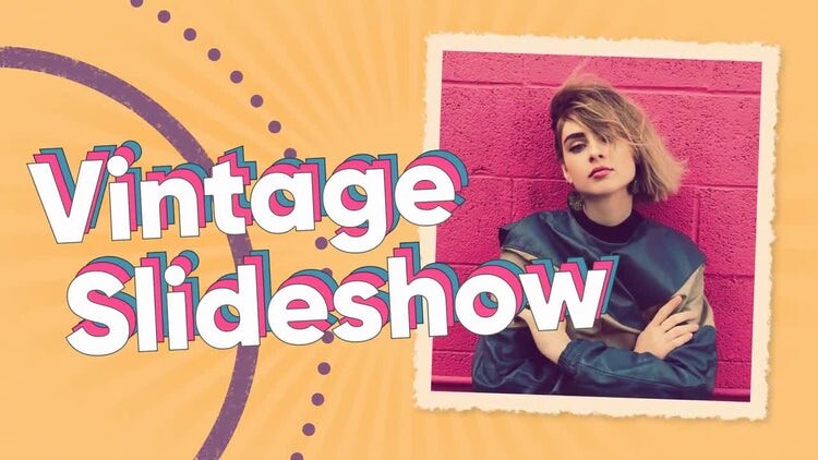 老式外观的动画素材库精选AE模板