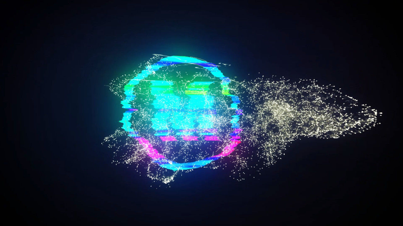 快速Glitch徽标超现代素材库精选AE模板