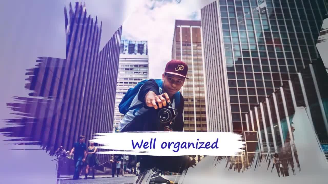 精美艺术风格的幻灯片4K效果素材库精选AE模板