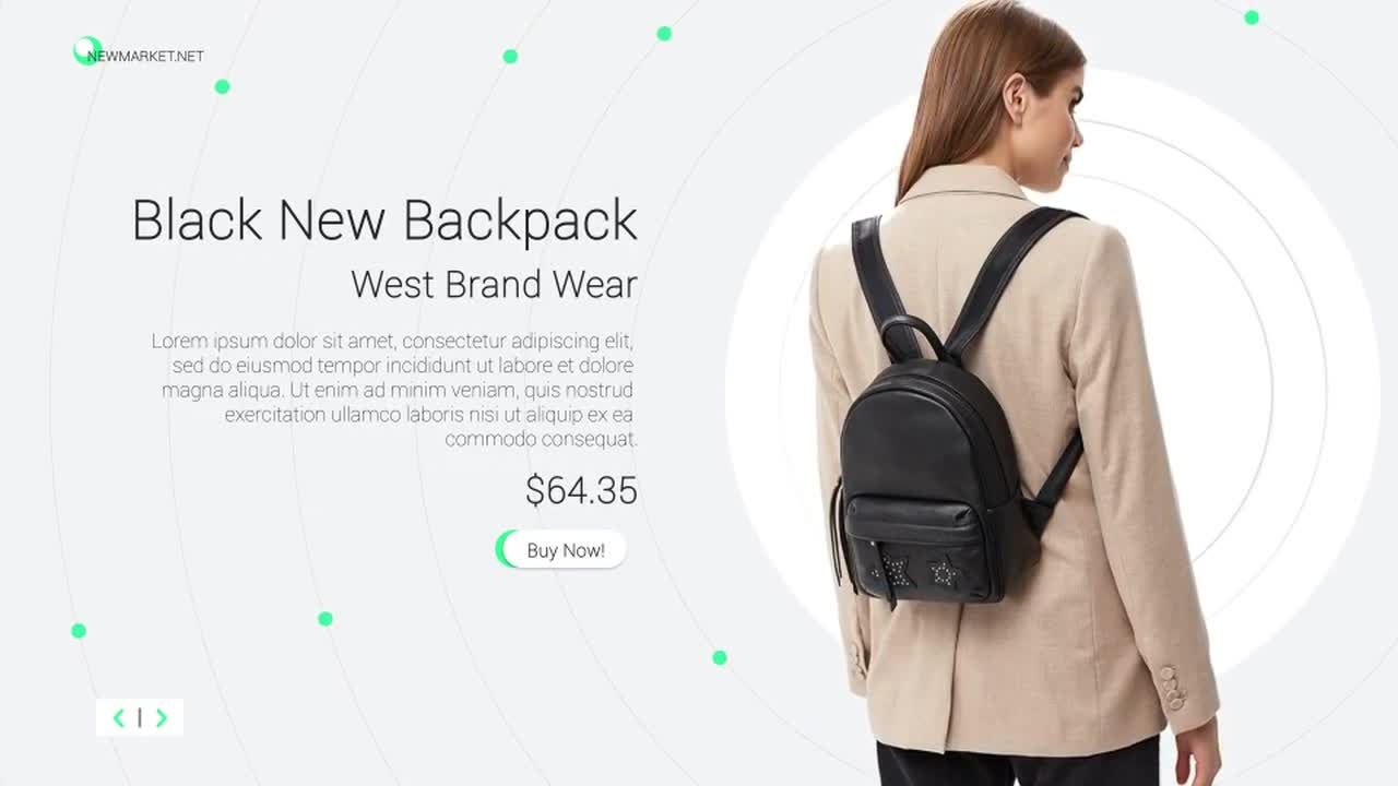 简洁的最小市场素材库精选AE模板