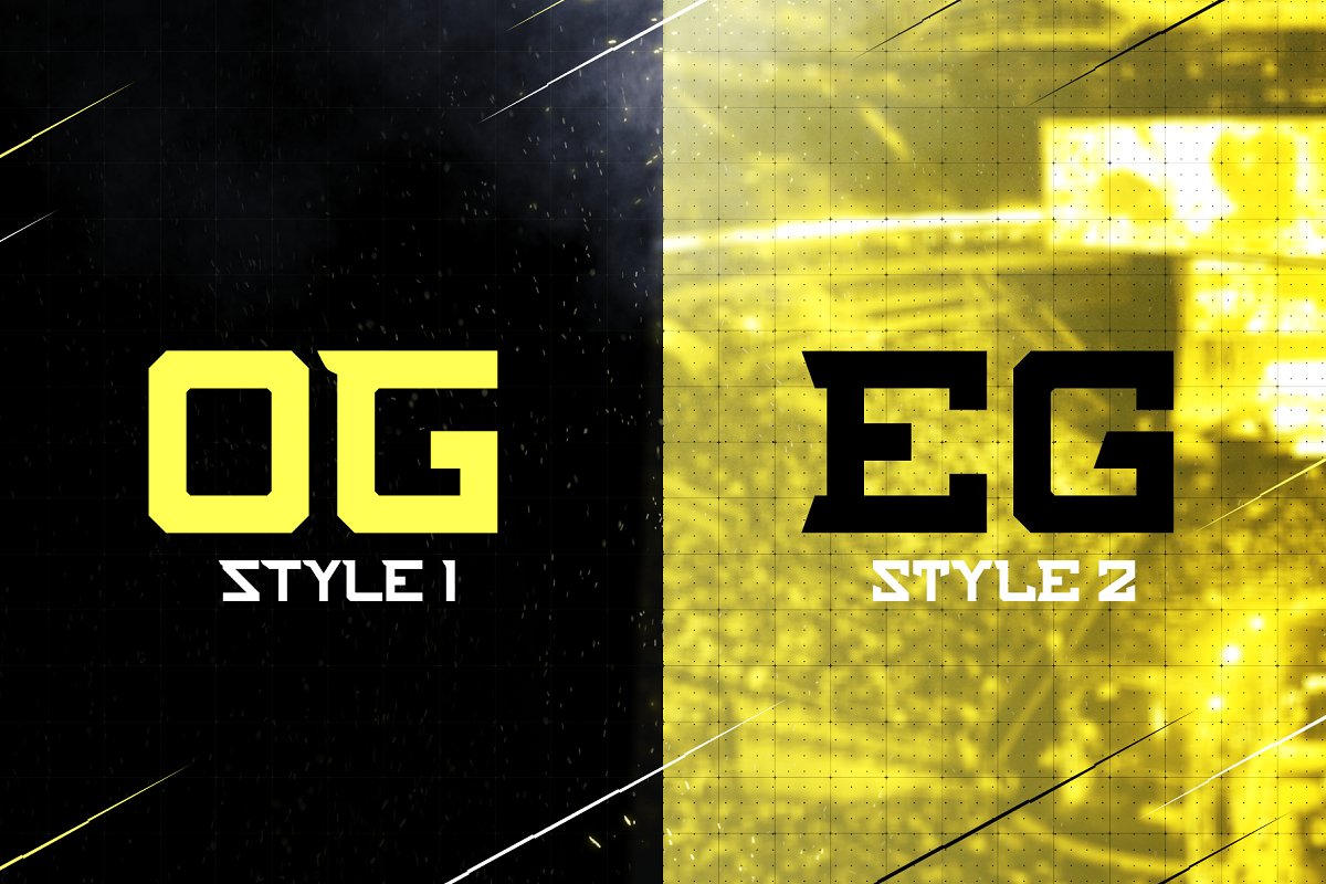 STUNNER – NFC Font Family插图3