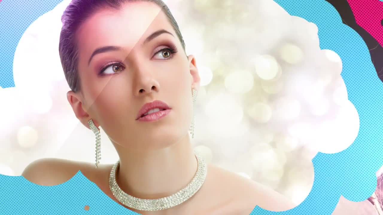 冒泡的照片展示素材库精选AE模板