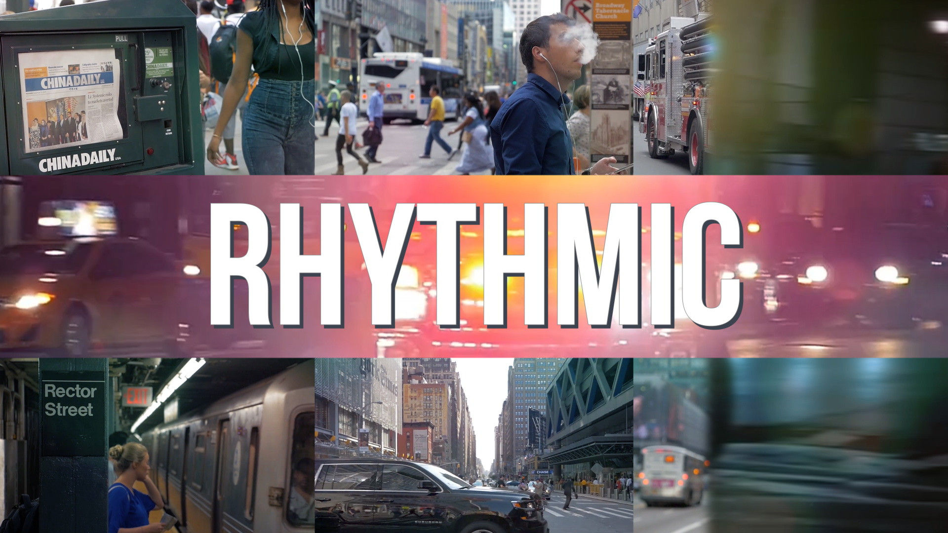 现代酷炫活力的动态节奏开场白素材库精选AE模板