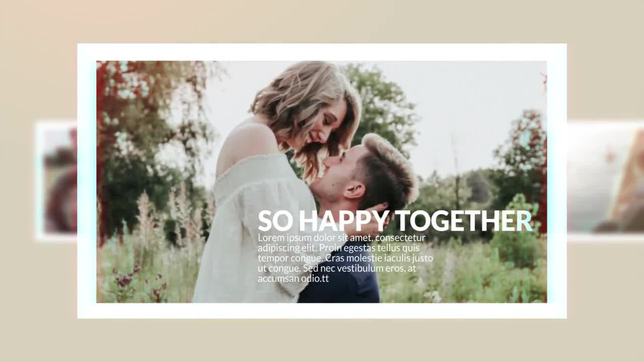 干净漂亮的旅游照片库Pr模板