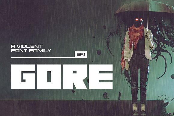 Gore Typeface Font素材之家精选英文字体
