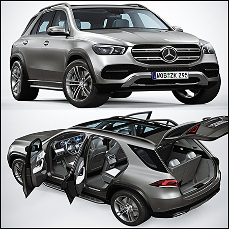 2020梅赛德斯奔驰GLE越野车素材之家精选3D模型