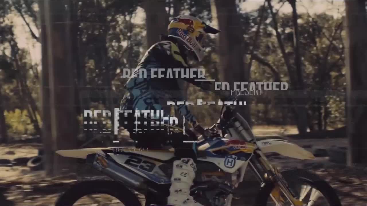 时尚毛刺效果动画素材库精选PR模板