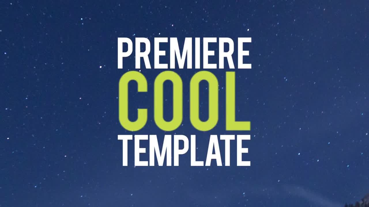 12个动态规则滚动标题素材库推荐Pr模板