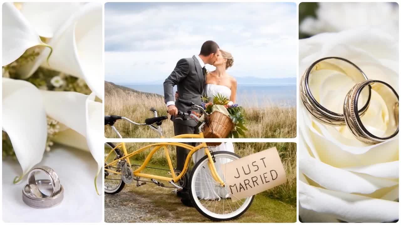 浪漫白色婚礼照片库素材库精选AE模板