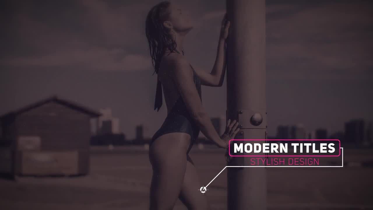 12个现代新鲜创造性动画标注标题素材库精选AE模板