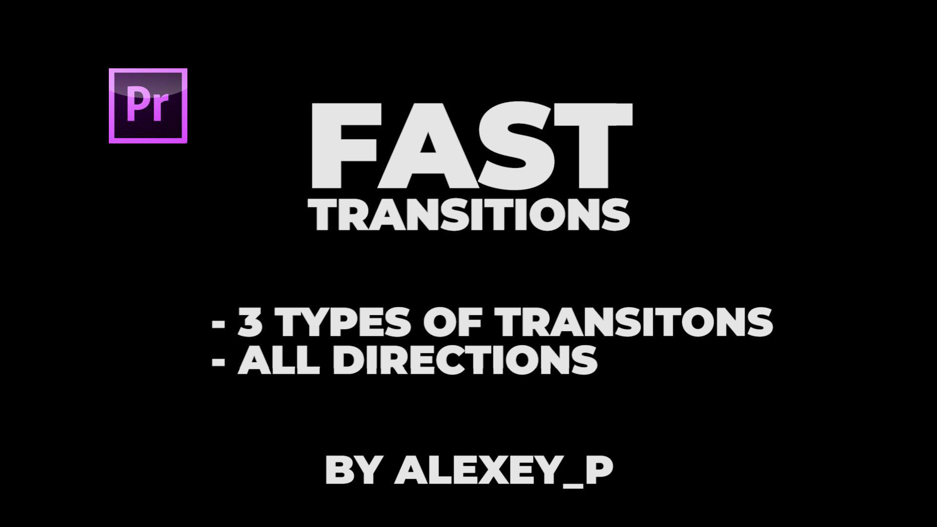 12个创意流畅活力的动画过渡效果素材库推荐PR模板