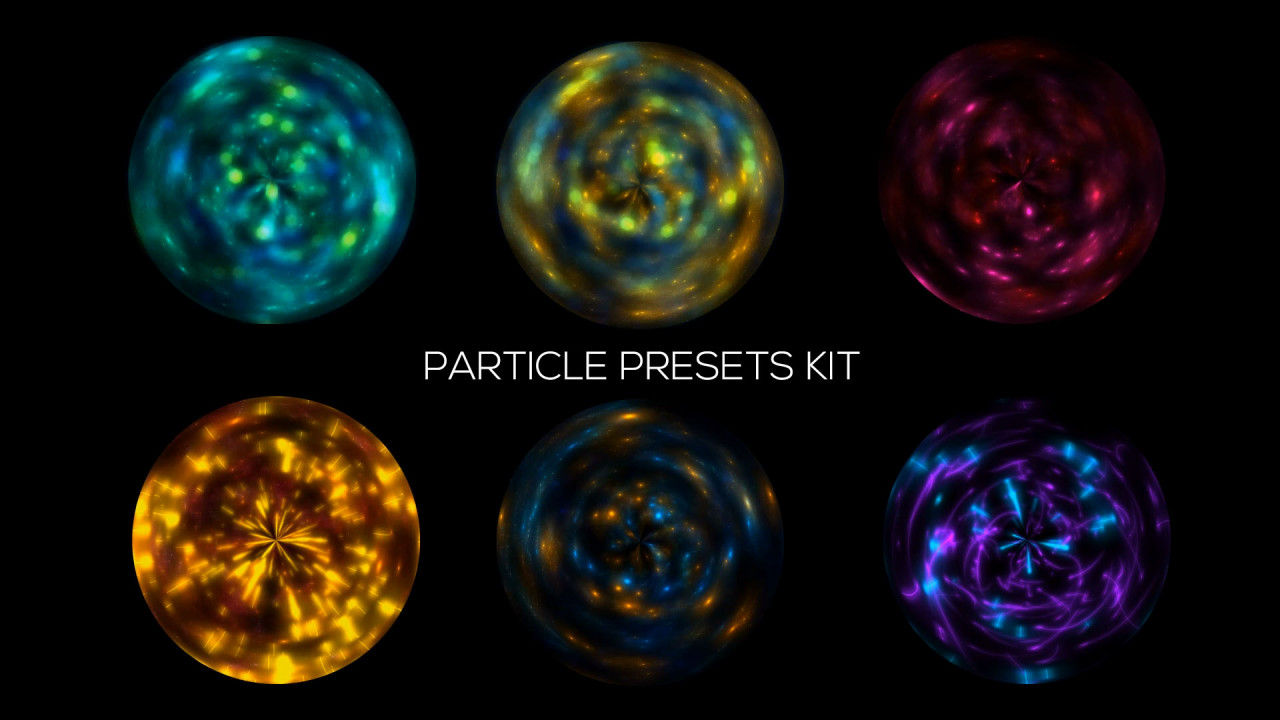 功能强大的粒子飞散汇聚消融特效素材库精选AE模板