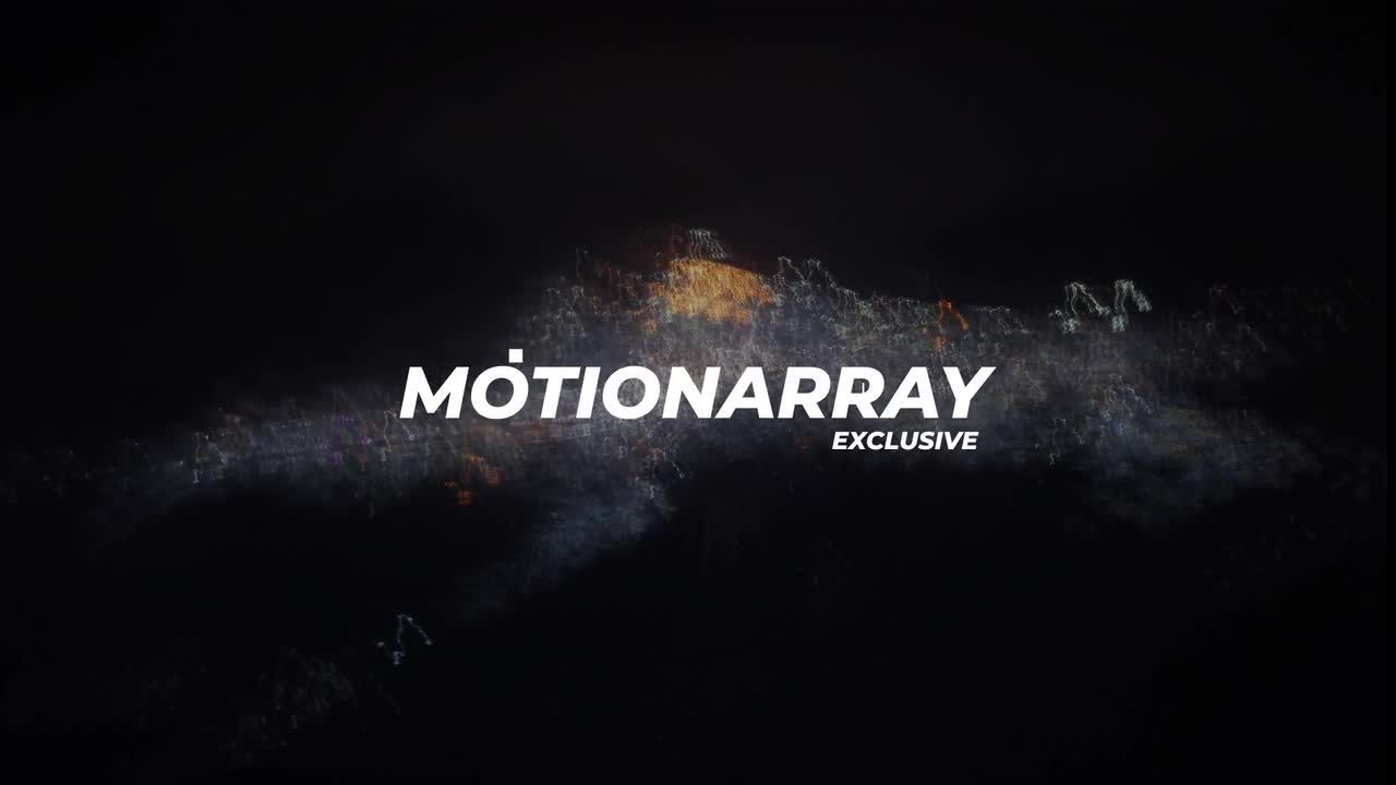 超现代的电影Glitch标题素材库精选AE模板