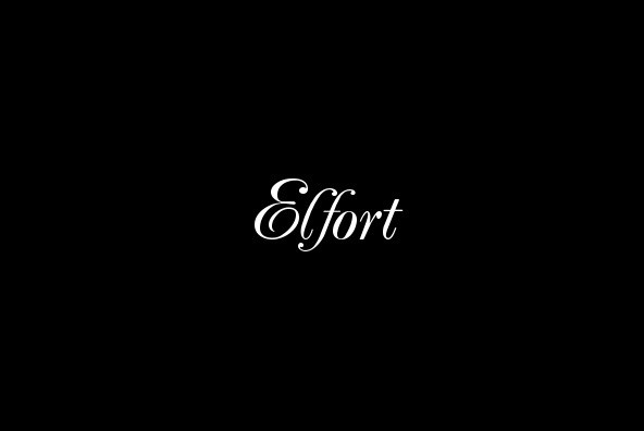 Elfort Font素材之家精选英文字体