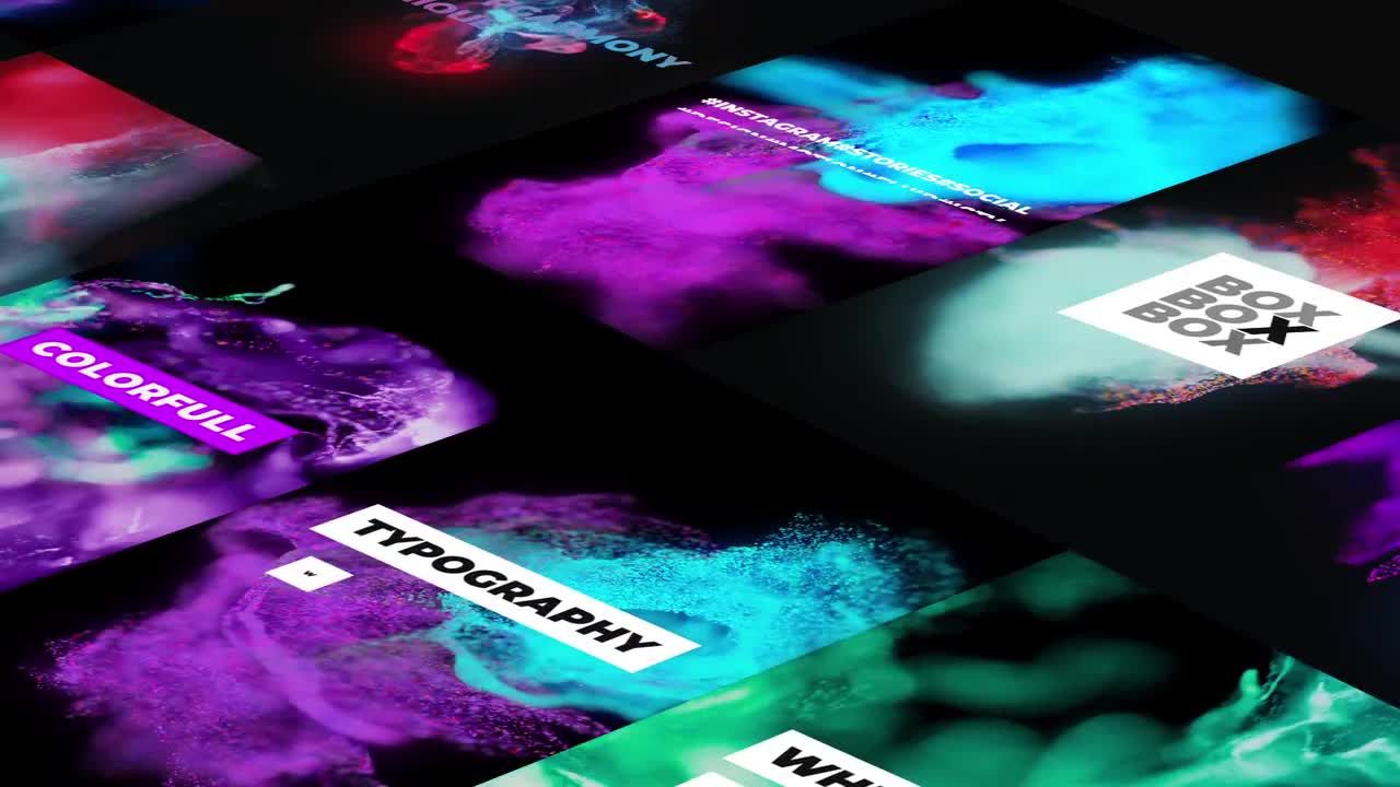 流动性促进宣传酷炫视频素材库精选AE模板