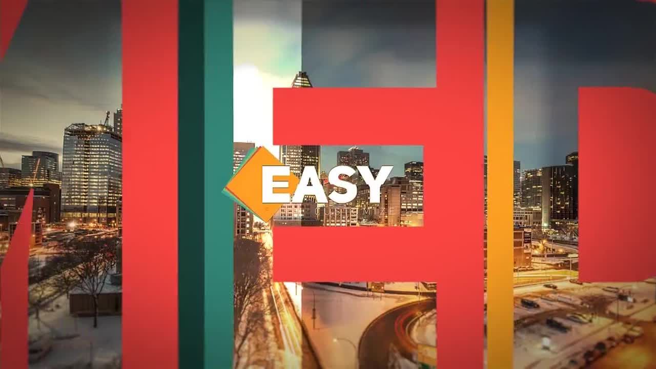 干净多彩时尚专业动画素材库精选AE模板