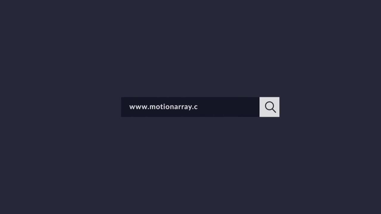 功能强大的网络搜索徽标显示素材库精选AE模板