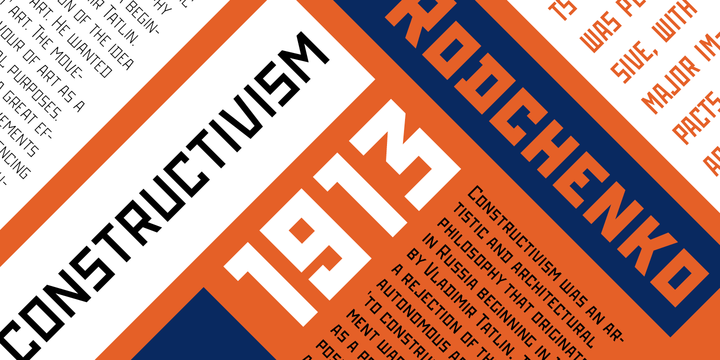 Rodchenko Font Family插图1