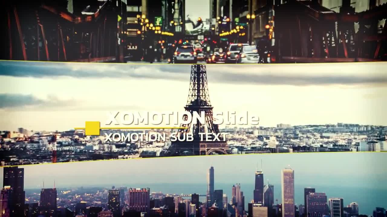 平滑过渡效果的线条幻灯片素材库精选AE模板