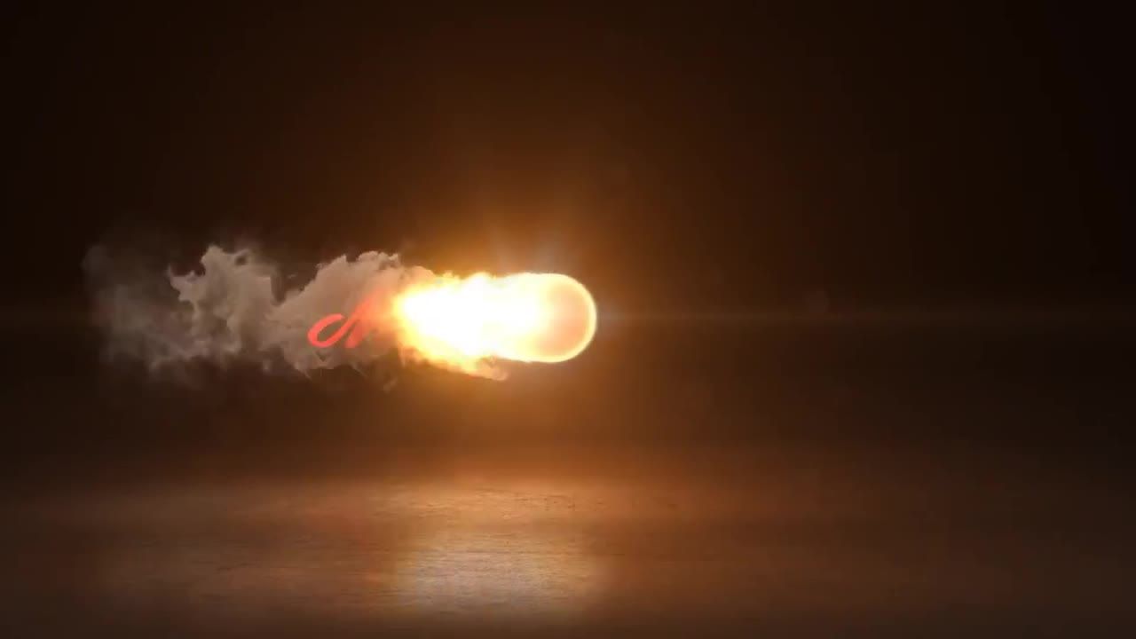 电影火焰元素标志素材库精选AE模板