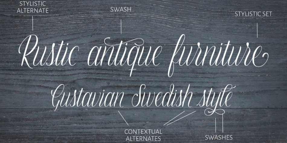 French Armoire Font素材之家精选英文字体