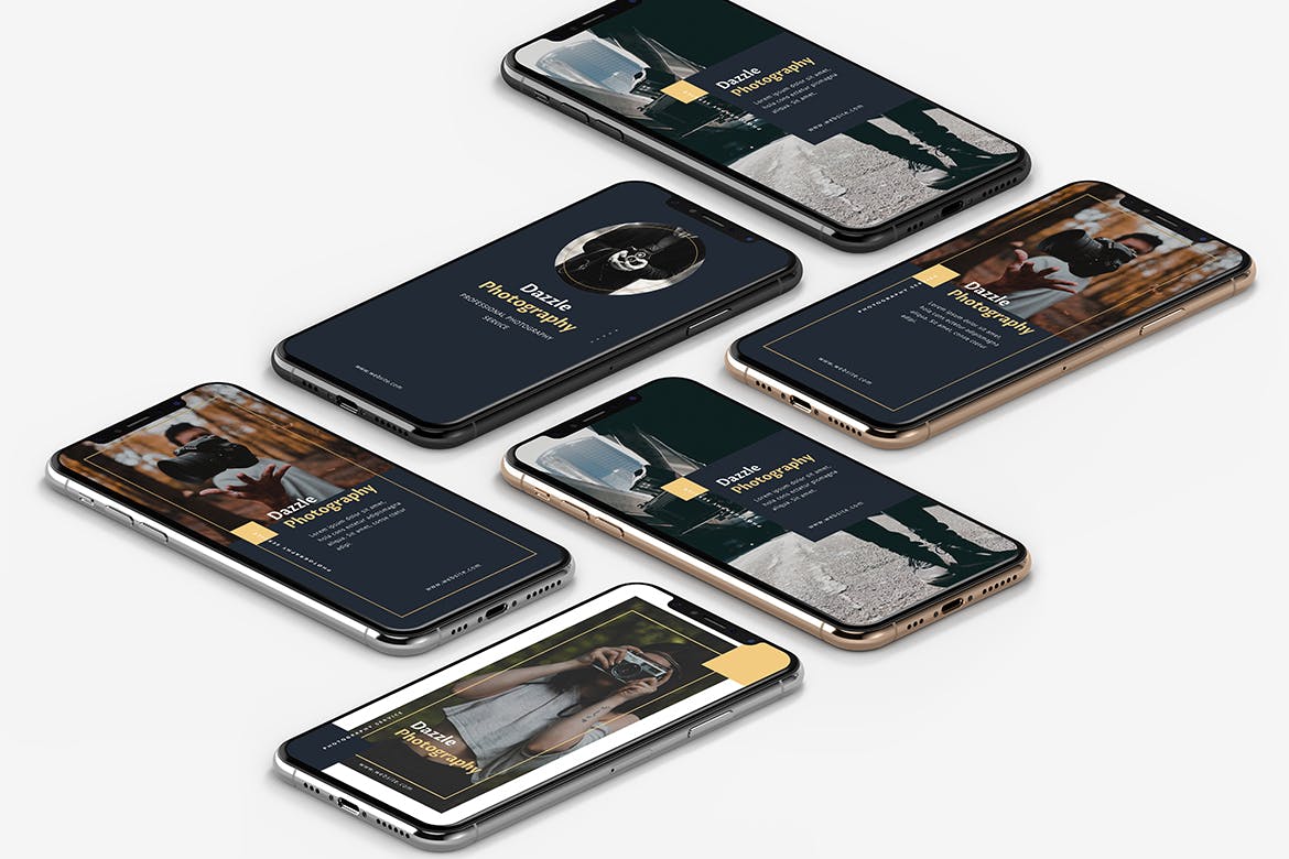 摄影品牌推广Instagram品牌故事设计素材 Dazzle Photography Instagram Story插图(5)