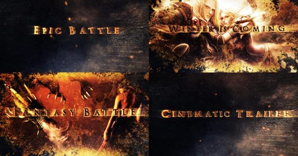 史诗传奇类视频电影开场素材库精选AE模板 Legendary Epic Fantasy Intro